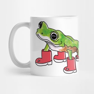 Frog in wellies Mug